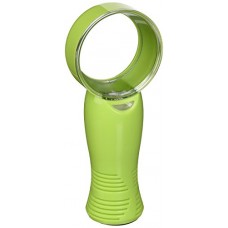 TruePower Battery Operated Cordless Mini Portable Bladeless Fan w/7 Color Changing LED Lamp - Green (50-5128) - B071ZZLSHX